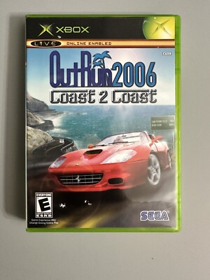 OUTRUN 2006 Coast 2 Coast Microsoft XBOX With Manual (Tested And Works)