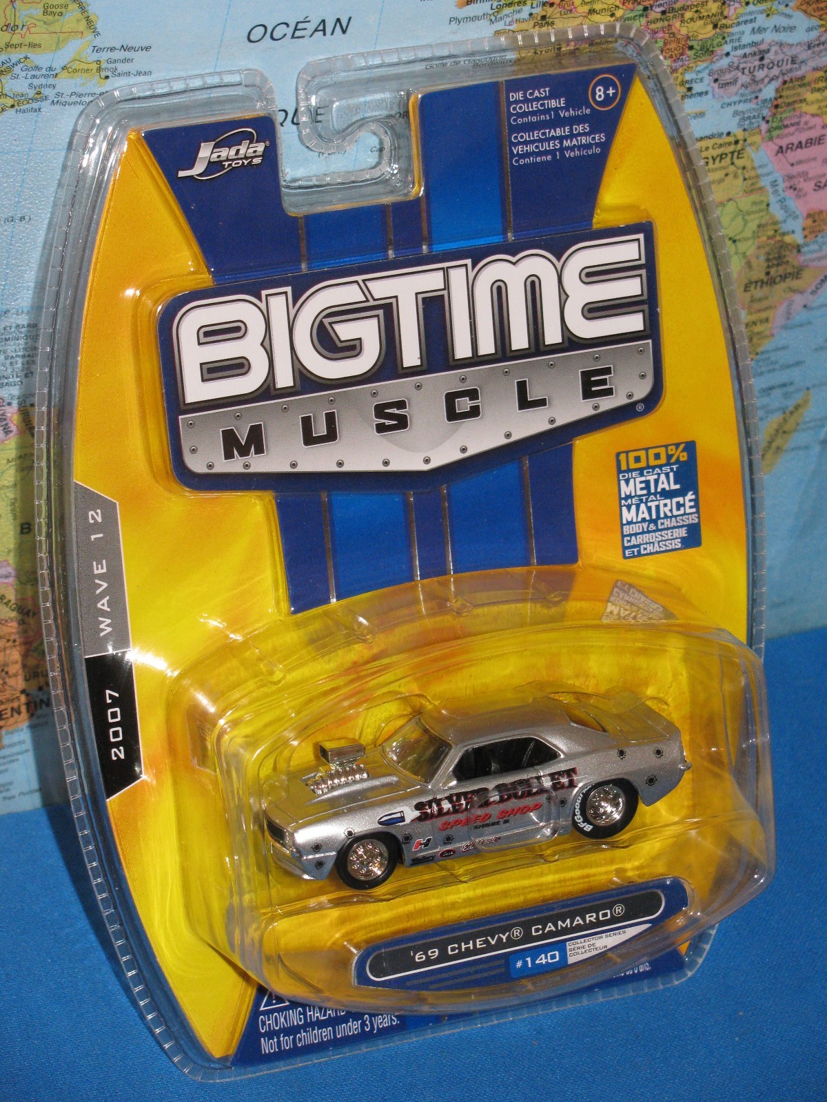 JADA BIGTIME MUSCLE 1969 CHEVY CAMARO #140 DIECAST 69 **BRAND NEW