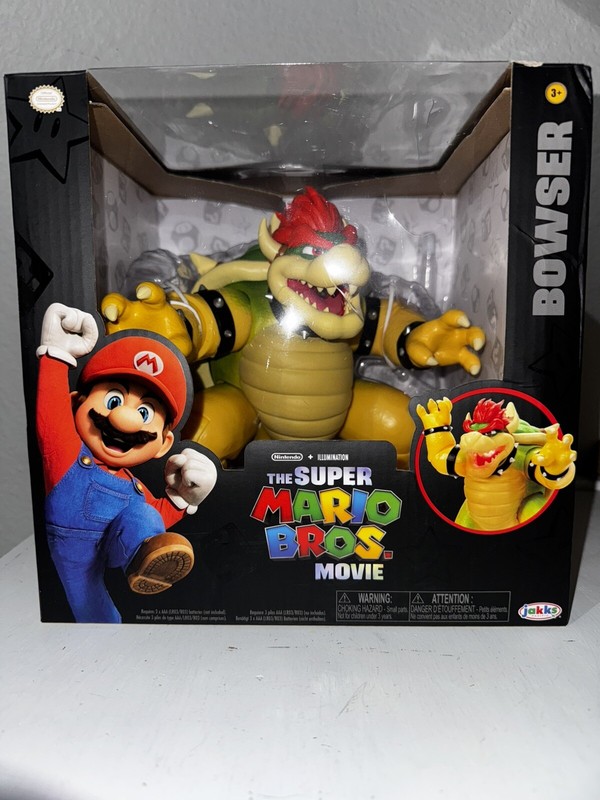Jakks Pacific Super Mario Bros Movie Bowser 7" Figure with