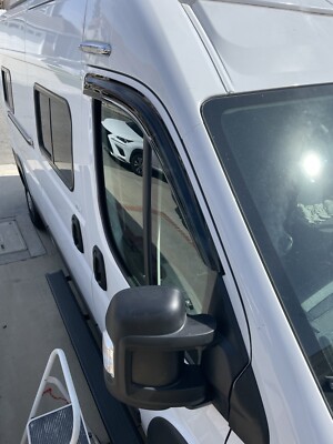 Fits 14-21 Winnebago solis 59PX 59P Window Visor Vent Sun Shade Rain Guard 2pcs