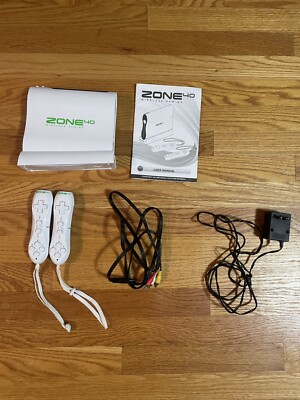 Zone 40 Wireless Gaming System (With Manual, Cords, And 2 Controllers)
