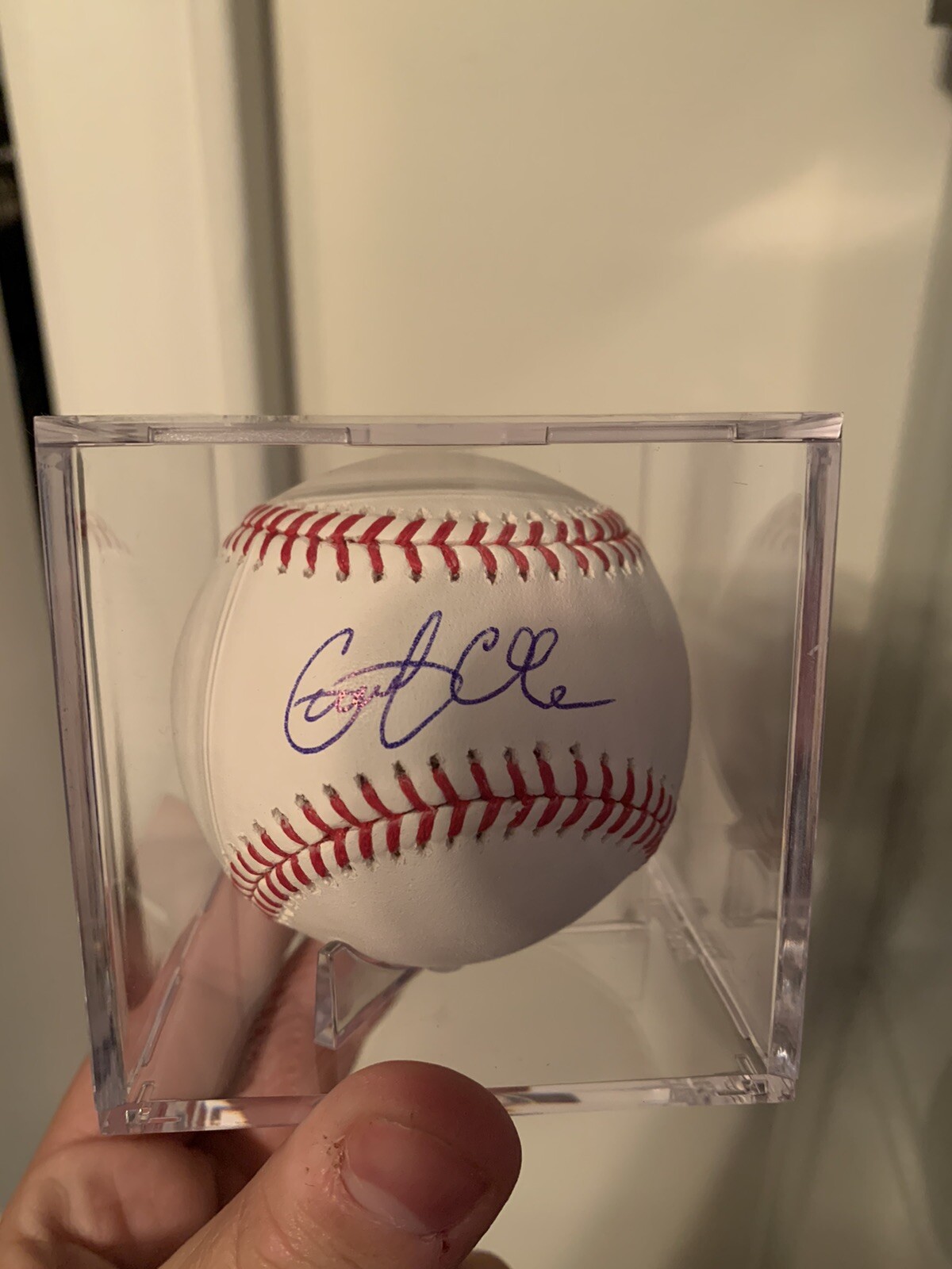gerrit cole autographed baseball