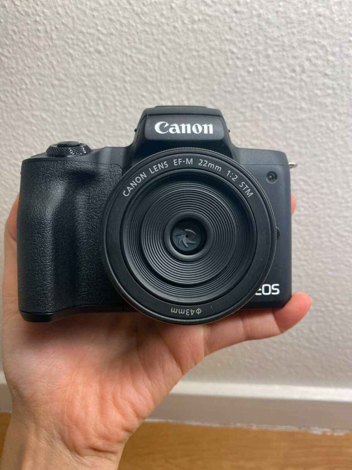 Canon EOS m50 mark ii camera + Lense EF-M 22mm +some Canon EOS m50 mark ii camera + Lense EF-M 22mm +some