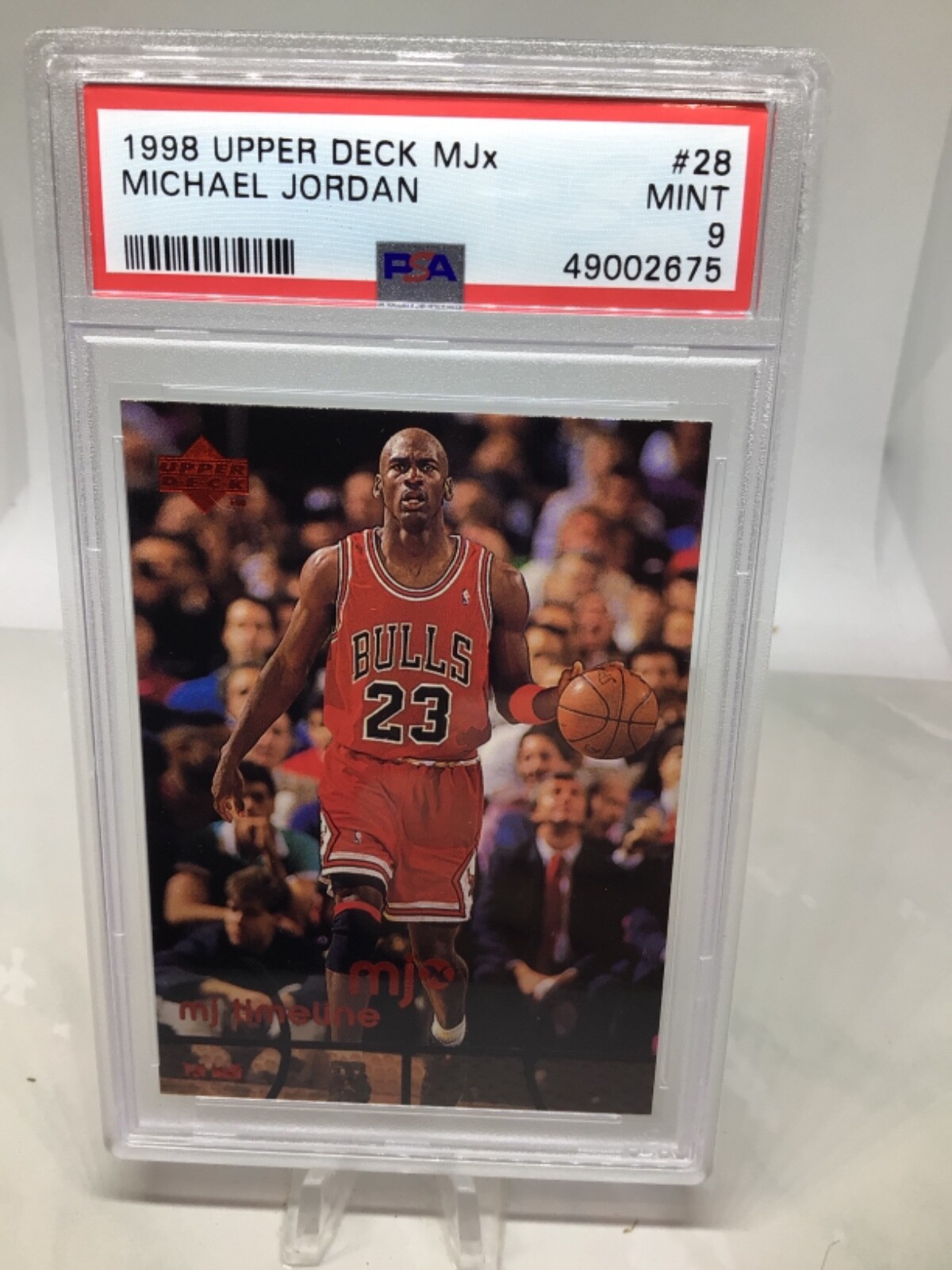 MICHAEL JORDAN 1998-99 UPPER DECK MJX LIVE #/100 BGS 8.5