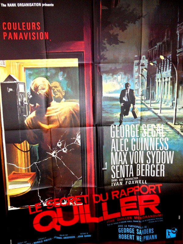 Affiche  120x160 - Le Secret Du Rapport Quiller - George Segal - Alec  Guinness