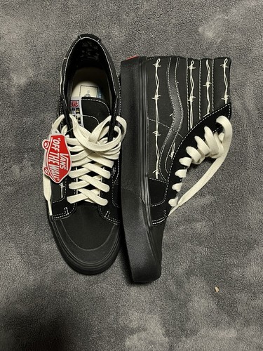 NIB RARE Vans Sk-8 Hi SF 138 Black Barbed Wire Men's 8 NIB RARE Vans Sk-8 Hi SF 138 Black Barbed Wire Men's 8