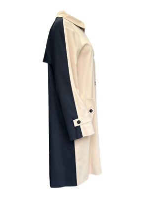 Pre-owned Patagonia Marella By Max Mara Women's Camel Agiato Double Breasted Trenchcoat Size 14