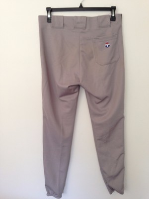 Teamwork Baseball Pants Men's 32-34 Gray Inseam: 31