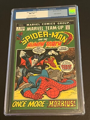Marvel Team-Up #3 ! CGC 9.6 !  1972 !! Super High Grade !! Classic Bronze Age !!