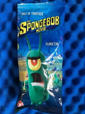 NEW Wendy's Paramount The SpongeBob Movie ''PLANKTON'' Clip-on Kids Meal Toy