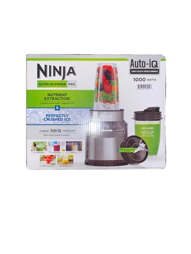 Ninja Nutri-Blender Pro - Cloud Silver with Auto IQ