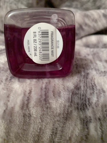 Black Raspberry Vanilla Bath Body Works Spray Body Fragrance Mist 8 Oz 85% Full