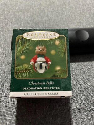 Hallmark Christmas Bells 2001 Miniature-Mouse 7Th In It's Series  Tree Ornament
