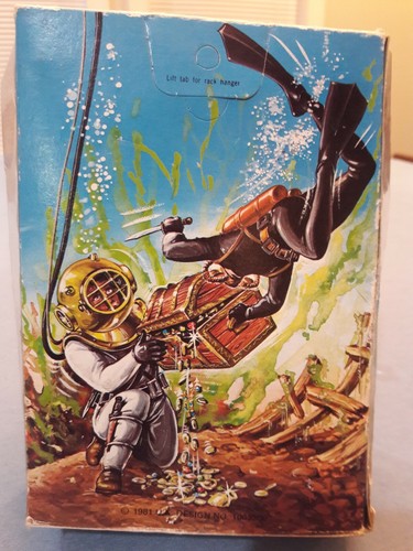 Rare Vintage 1983 Penn Plax Action Undersea Tug Of War Divers Battle Aquarium