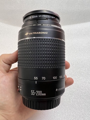 Ultrasonic Canon Zoom Lens EF 55-200mm f/4.5-5.6 USM | eBay