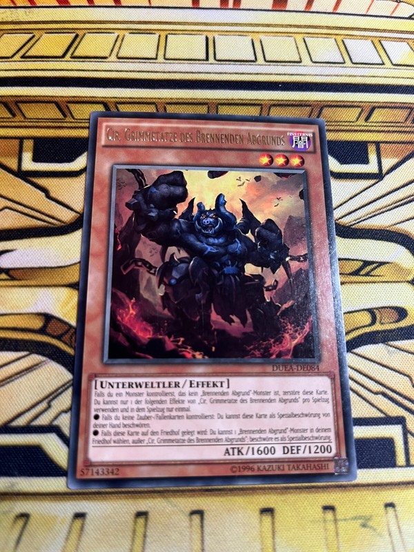 Yugioh Cir, Grimmetatze Des Brennenden Abgrunds Duea-De084 Rare