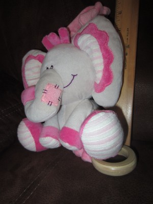 pink elephant baby toy