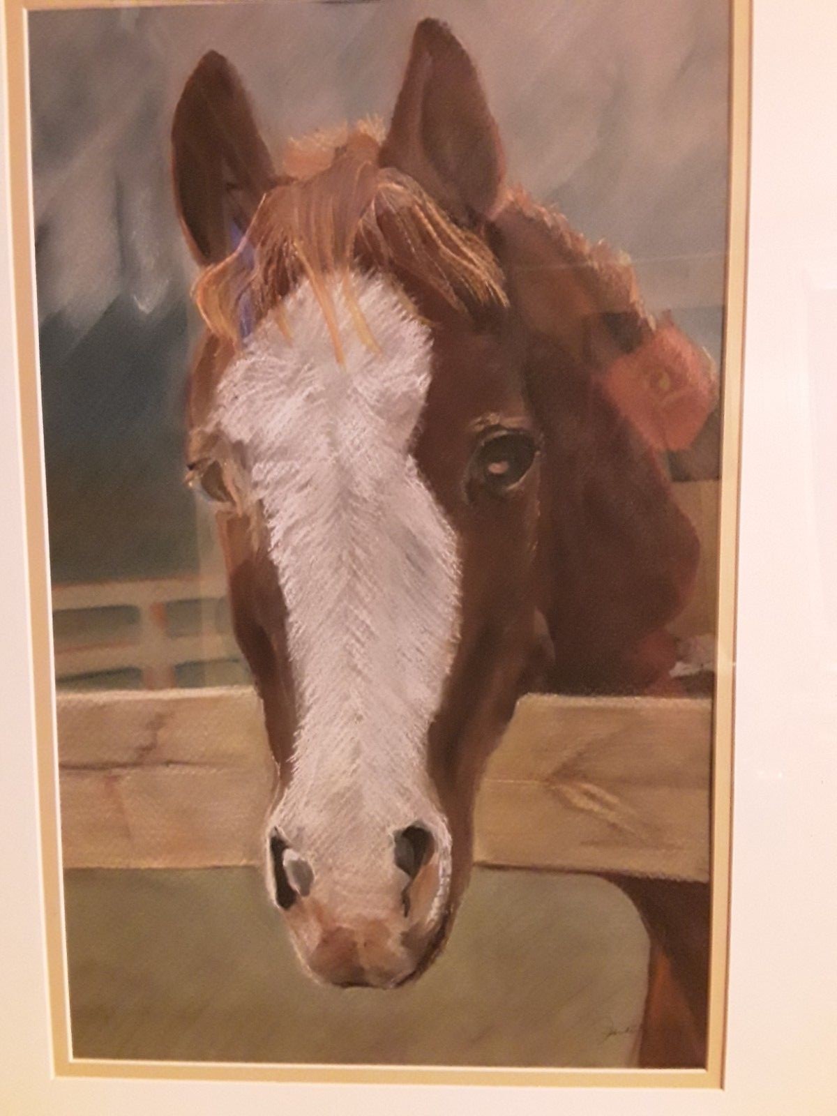 ORIGINAL PASTEL HORSE PORTRAIT 