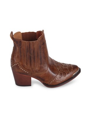 

WANTED Женские коричневые язычки Lonestar Toe Block Heel Slip On Western Boot, Коричневый, LONESTAR