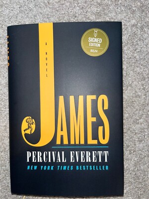 James by Percival Everett SIGNED FIRST EDITION RARE SOLD OUT NBA WINNER! 1st Edi