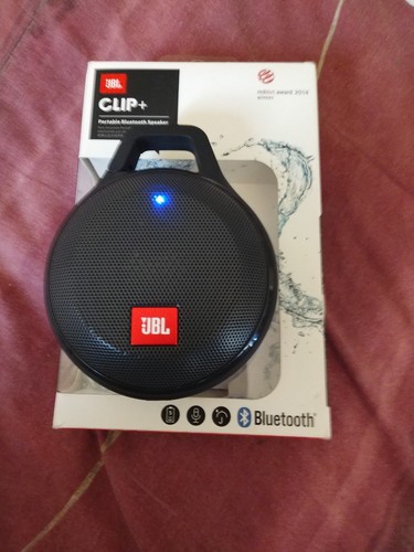 Black JBL Clip+ Clip Plus Wireless Speaker - NO POWER - Read