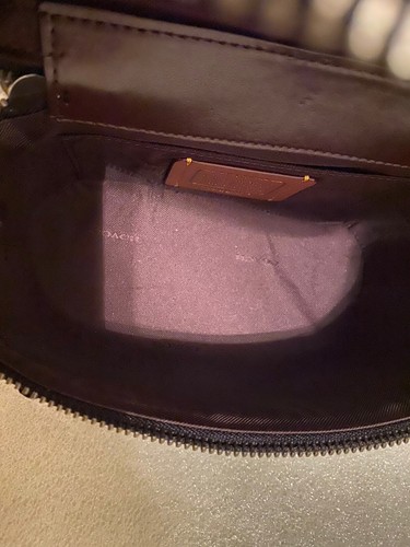 Coach x Selena Gomez Trail Bag with Crystal Embellishment 39292 Black/Gunmetal