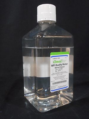 OMNIPUR 1L Sterile Purified Filtered WFI Quality Water 4.86505.1000 (1 Bottle)