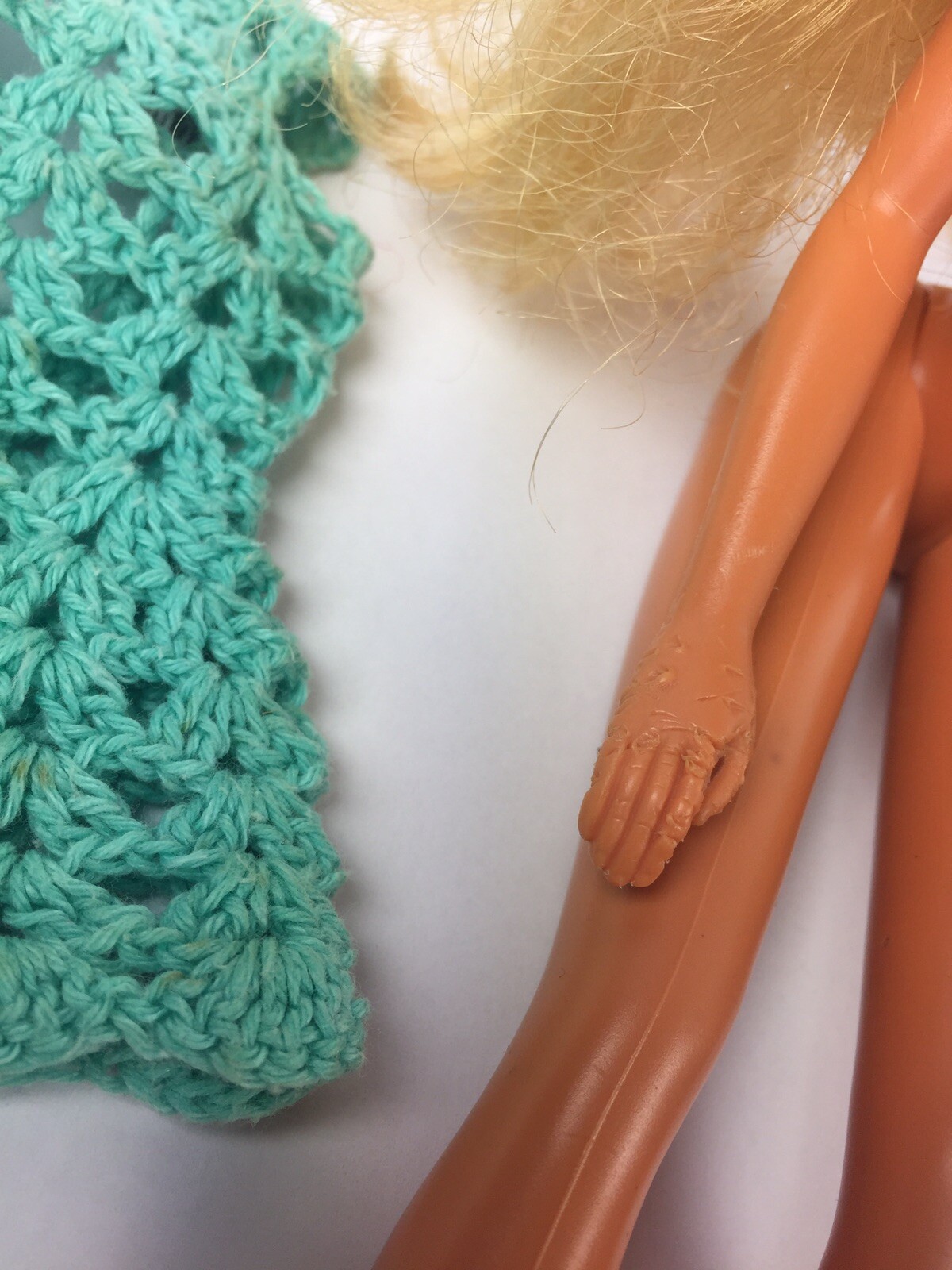 Lot Of 2 VNT Barbie Dolls 1966 Bodies, (1) 1976 Head, Twist & Turn Bend At Knees