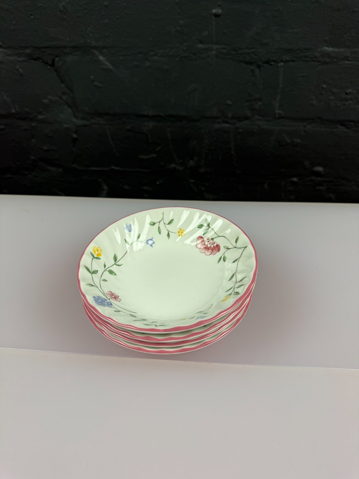 Johnson Brothers Summer Chintz Fruit / Cereal Bowls 13 cm Wide Set of 4