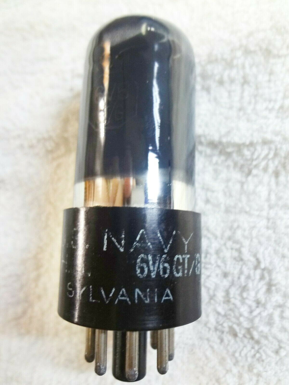 SYLVANIA 6V6GT/G U.S NAVY 軍用☆1943年製造☆真空管☆3本