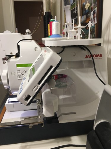 Janome MB-4S Home/Commercial 4 Needle Embroidery Machine - My Personal Machine!