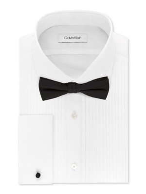 

CALVIN KLEIN Мужская белая классическая рубашка с расклешенным воротником Extra Slim Fit 16,5-34/35, Белый, 33K4289