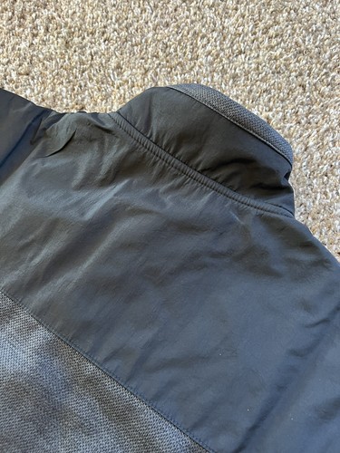 ORVIS Bonded Mesh Full Zip Fleece Zip Up Jacket | Mens Medium | NEW! | Black Red