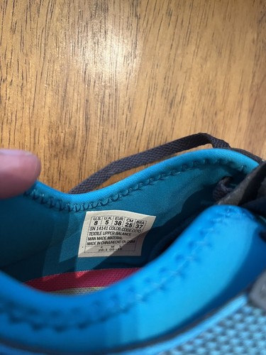 Skechers Goga Max Quick-Fit Blue Athletic Shoes Size 8 EUC