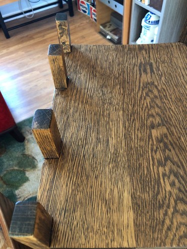 Arts And Crafts antique mission oak 4 Tier Shelf