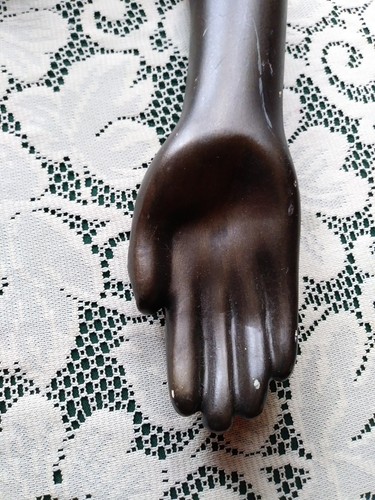Vintage Heavy Arm hand Mannequin Prop display boutique industrial steampunk #J