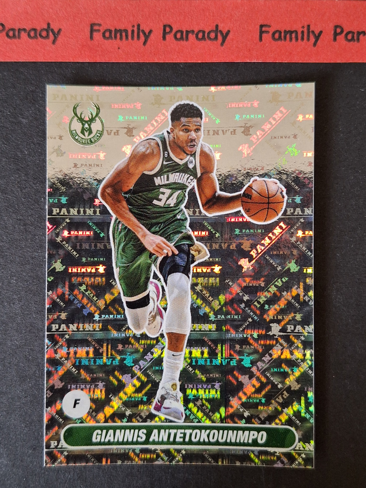 Giannis Antetokounmpo 218 Milwaukee Bucks Sticker Panini NBA