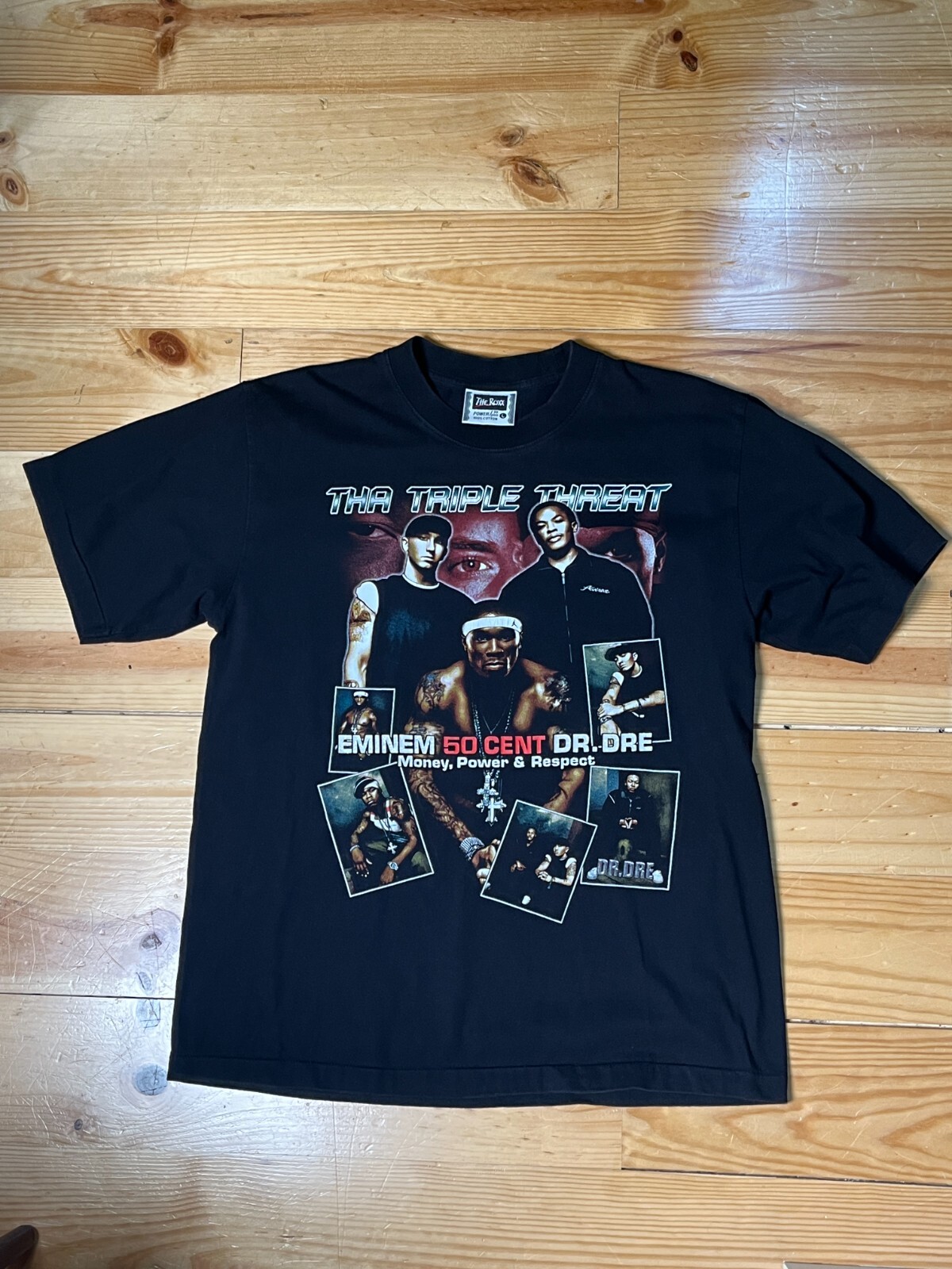 50CENT Tシャツ RAP TEES DR.DRE EMINEM 00's 50 Cent / Dr Dre / Eminem ' In Da Country' Long Sleeve