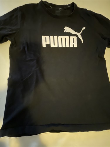 Puma Black T-Shirt Size Medium Puma Sleeve RN 62200 | eBay