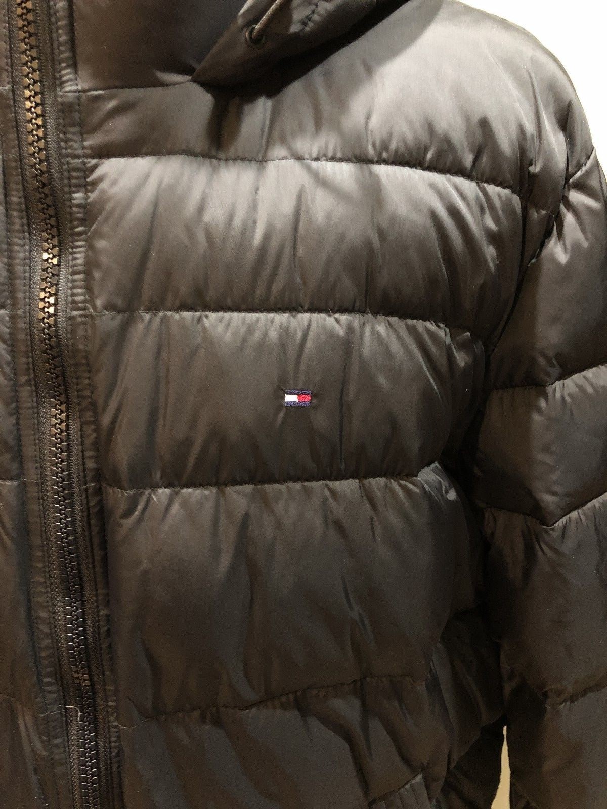 New 2XL XXL Tommy Hilfiger quilted puffer winter jacket coat Black 2X MSRP $225