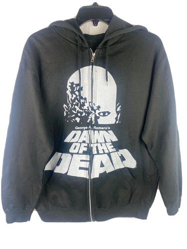 タイムセール 探し方 Movie Horror Dead the of Dawn Vintage Promo Zip Sweatshirt ミュージシャン