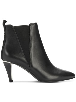 

Женские черные кожаные ботильоны DKNY с глубоким вырезом на каблуке Rand Alani Almond, размер 6 м, Черный, K3965829