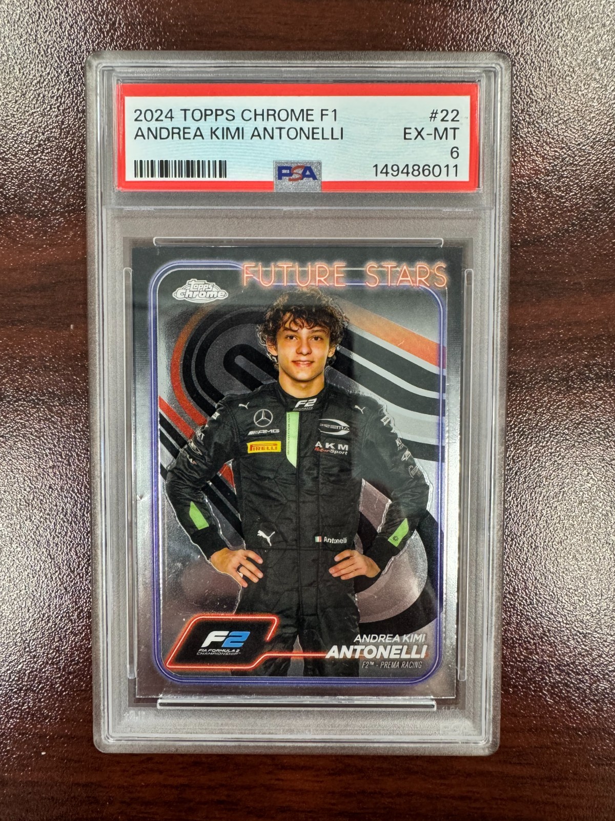 2024 Topps Chrome Formula 1 - F2 Drivers Future Stars Andrea Kimi