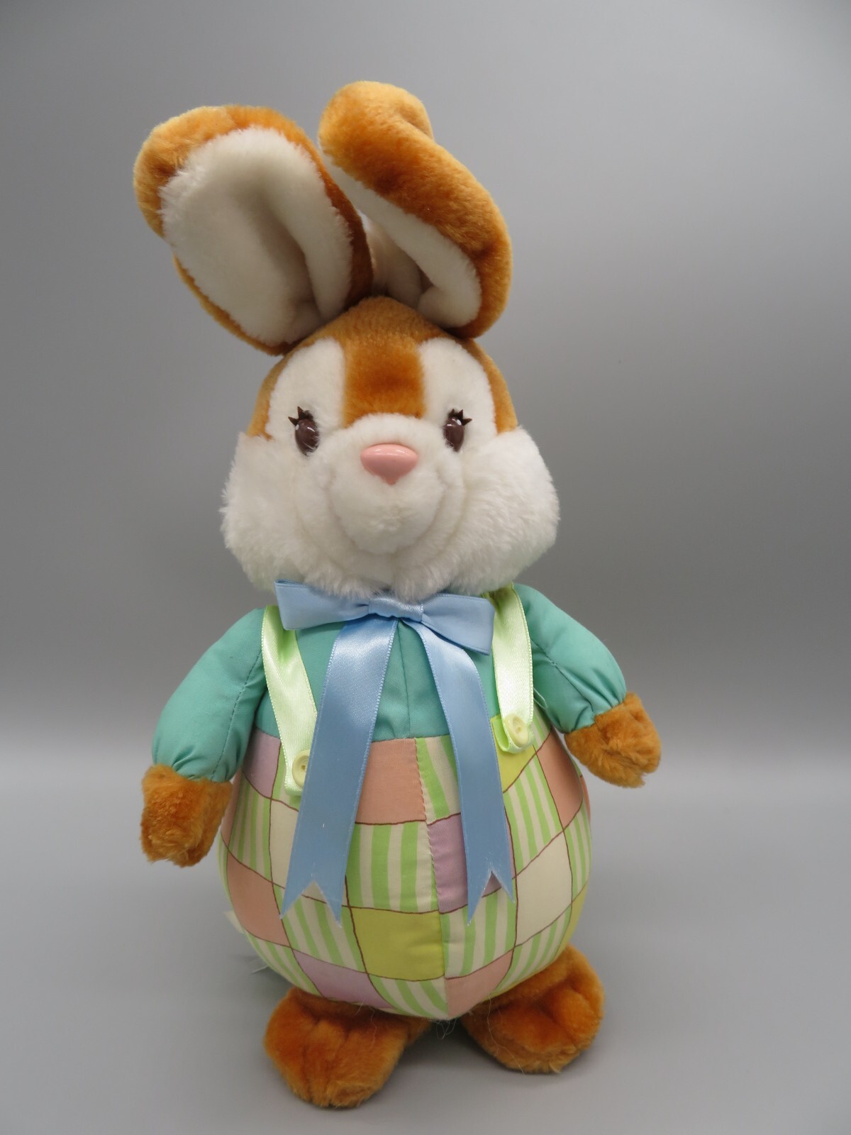 American Greetings 1989 Cute Bloomer Bunny Rabbit Plush Stuffed Animal 11-1/2