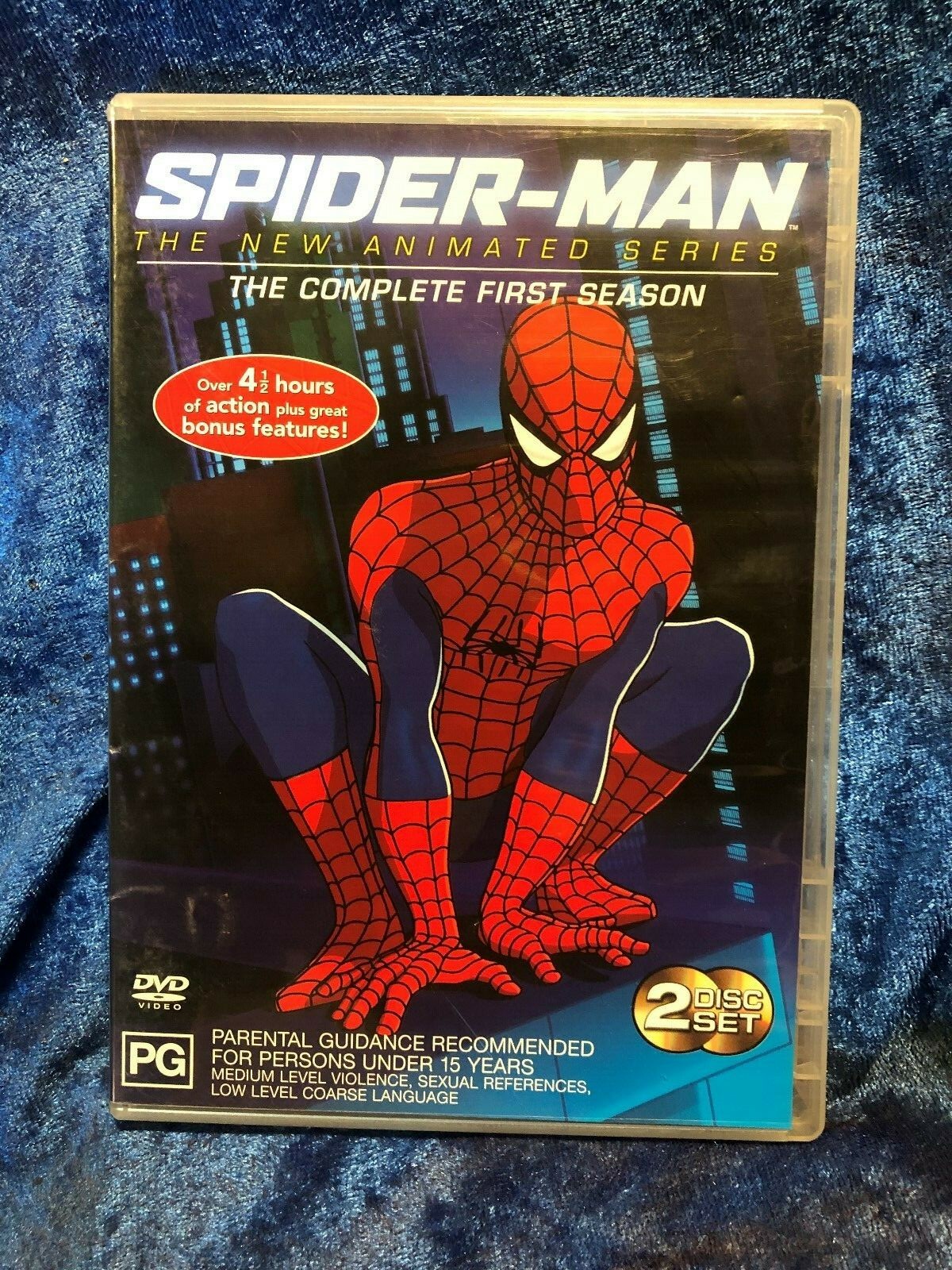 Spiderman The Animated Series Complete Season 1 Region 4 DVD