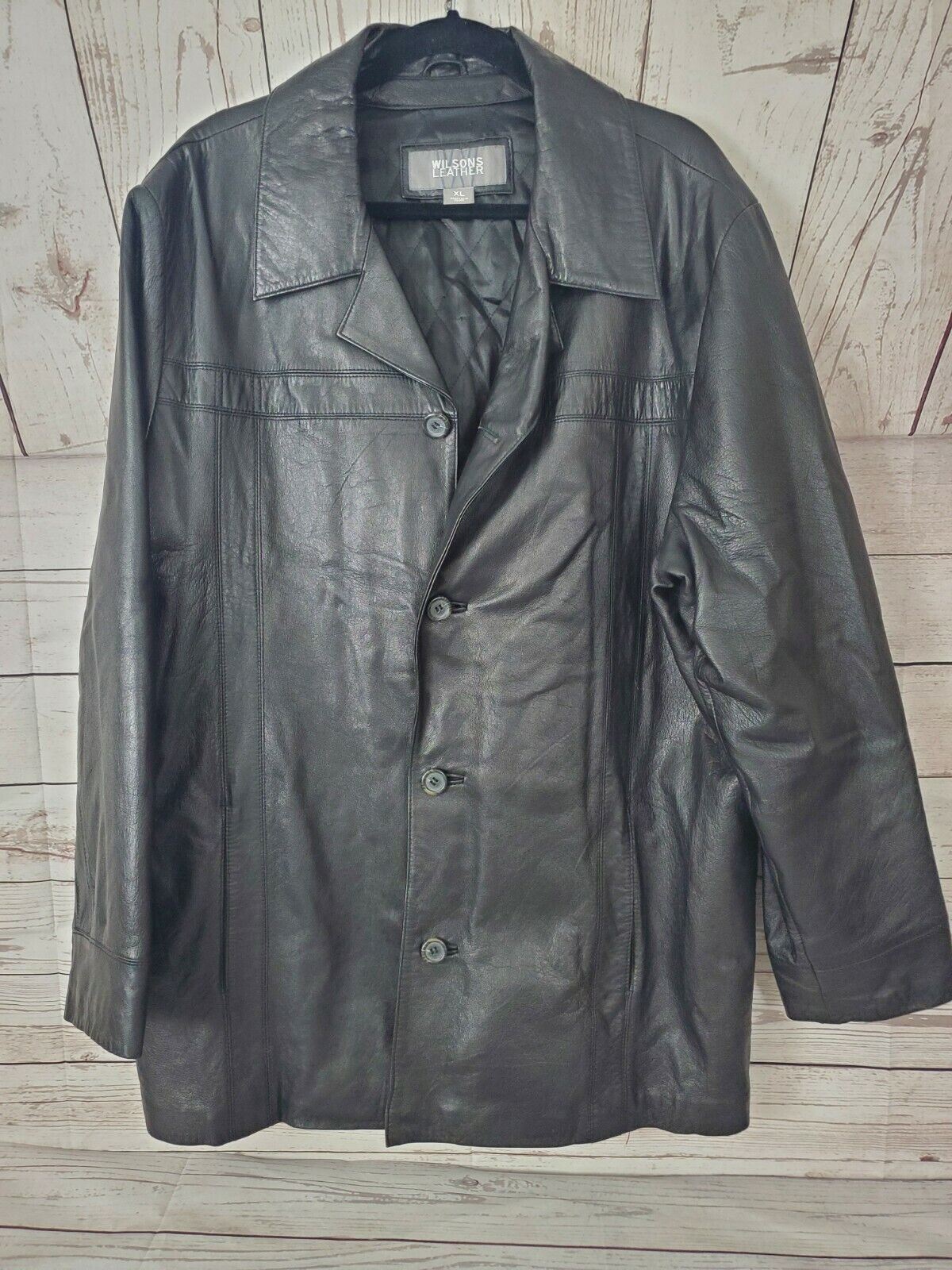 Wilson Genuine Leather Black Jacket Size XL Ladies | eBay Wilson Genuine Leather Black Jacket Size XL Ladies | eBay