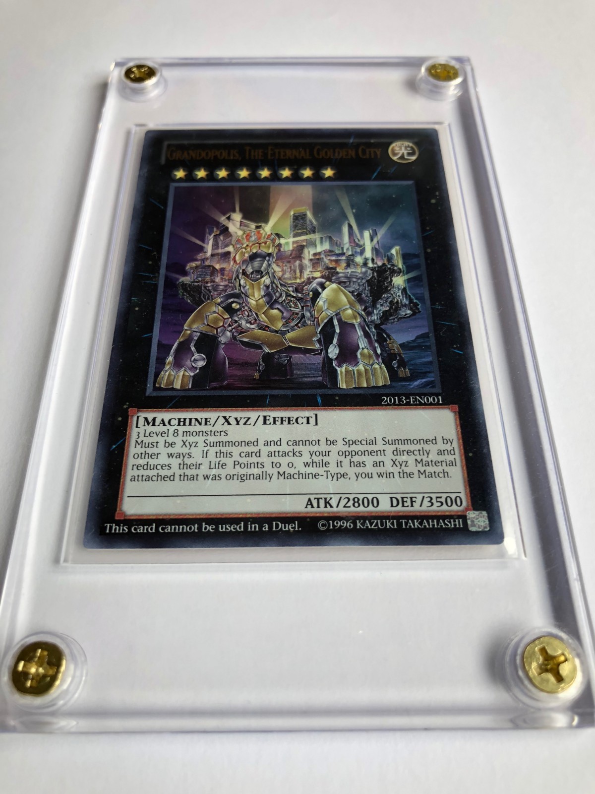 Yugioh Grandopolis, The Eternal Golden City 2013-EN001 Ultra Rare Mint/Near Mint