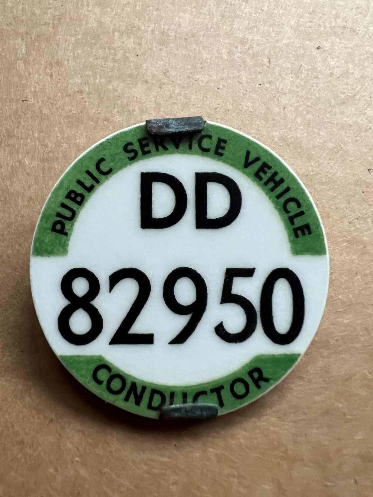 PSV Public Service Vehicle Bus Coach Conductor Cap Badge DD 82950 West Midlands
