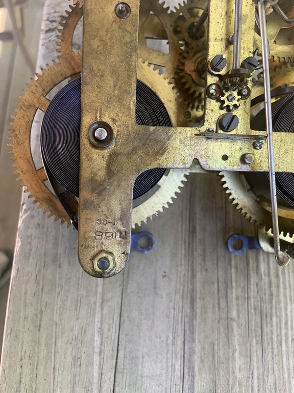 Vintage Plymouth Clock Movement 891M Parts  Repair