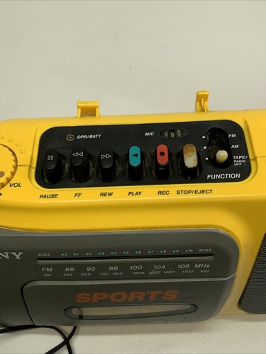 SONY SPORTS CFM-104 取説コピー付 機器修理】SONY CFM-104 SPORTS（海外仕様）ラジカセ | 音響機器
